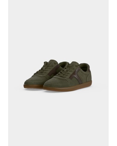 Tommy Hilfiger Zapatillas TH Tribeca de ante con mezcla de texturas