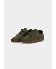 Tommy Hilfiger Zapatillas TH Tribeca de ante con mezcla de texturas