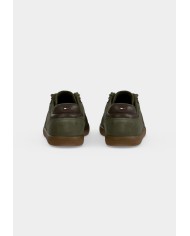 Tommy Hilfiger Zapatillas TH Tribeca de ante con mezcla de texturas