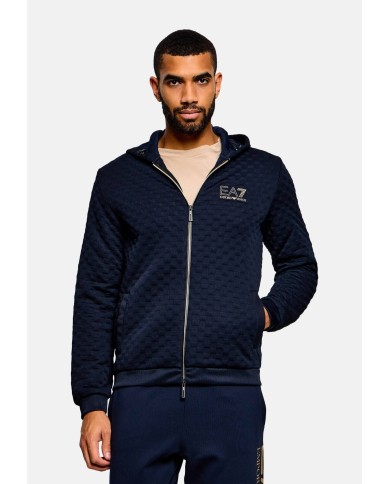 EA7 Emporio Armani Chaqueta capucha Chandal Train Premium label M Hoodie FZ PL
