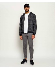 EA7 Emporio Armani Chaqueta Chándal Train Logo Series M Hoodie FZ Monogram