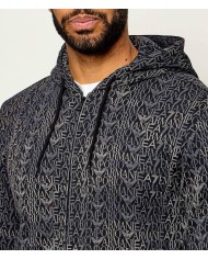 EA7 Emporio Armani Chaqueta Chándal Train Logo Series M Hoodie FZ Monogram