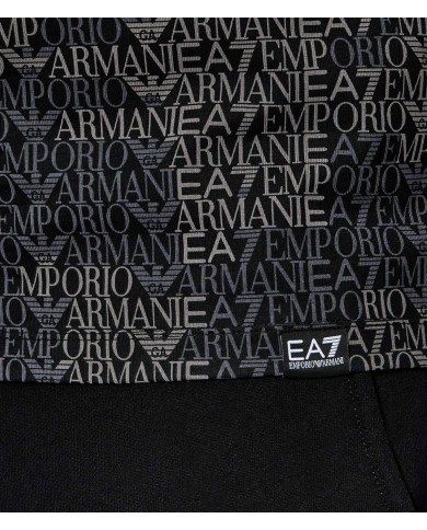 EA7 Emporio Armani Camiseta Train Logo Series M T-Shirt Monogram SS