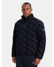 EA7 Emporio Armani Chaqueta Mountain M Poly Down Hooded Jacket Monomgram Velvet