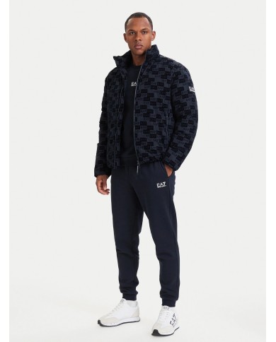EA7 Emporio Armani Chaqueta Mountain M Poly Down Hooded Jacket Monomgram Velvet
