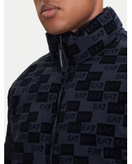EA7 Emporio Armani Chaqueta Mountain M Poly Down Hooded Jacket Monomgram Velvet