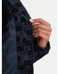 EA7 Emporio Armani Chaqueta Mountain M Poly Down Hooded Jacket Monomgram Velvet