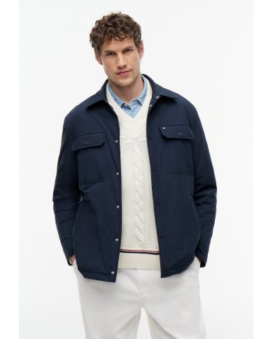 Tommy Hilfiger Chaqueta estilo camisa ligera plegable