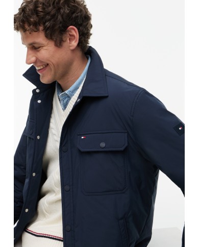 Tommy Hilfiger Chaqueta estilo camisa ligera plegable