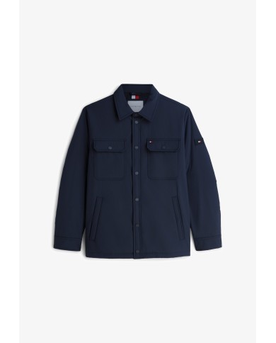 Tommy Hilfiger Chaqueta estilo camisa ligera plegable