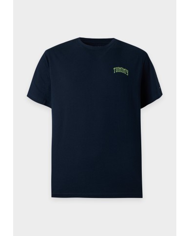 Tommy Jeans Camiseta slim de punto con logo