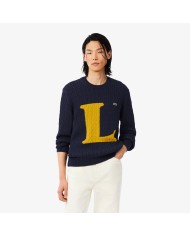 Lacoste Jersey de punto intarsia con ochos