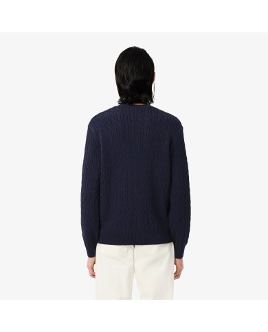 Lacoste Jersey de punto intarsia con ochos