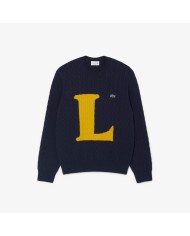 Lacoste Jersey de punto intarsia con ochos