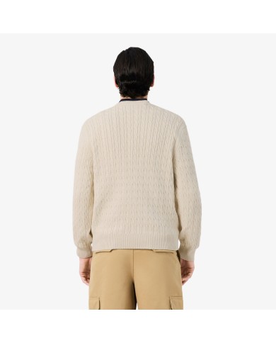 Lacoste Jersey de punto intarsia con ochos