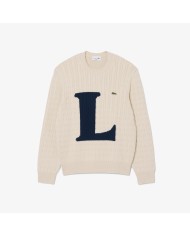 Lacoste Jersey de punto intarsia con ochos