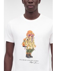 Ralph Lauren Camiseta de punto jersey con Polo Bear