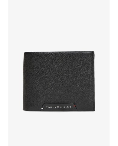 Tommy Hilfiger Cartera Corporate de piel para tarjetas y monedas