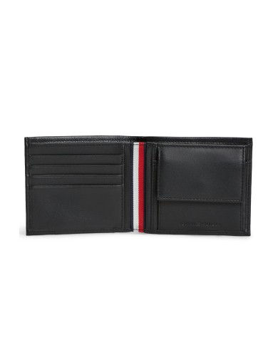 Tommy Hilfiger Cartera Corporate de piel para tarjetas y monedas