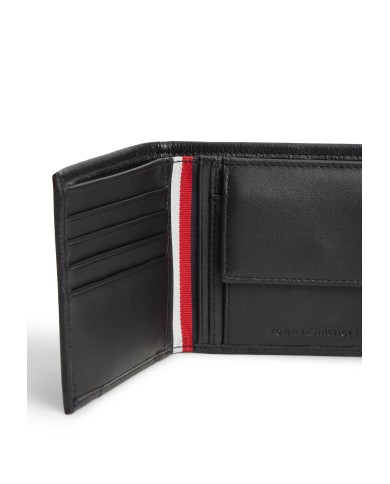 Tommy Hilfiger Cartera Corporate de piel para tarjetas y monedas