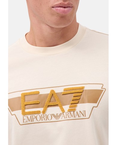 EA7 Emporio Armani Camiseta Visibility de algodón de corte regular