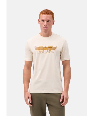 EA7 Emporio Armani Camiseta Visibility de algodón de corte regular
