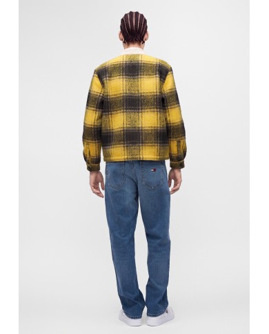 Tommy Jeans Sobrecamisa oversize con cuello de peluche