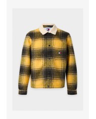 Tommy Jeans Sobrecamisa oversize con cuello de peluche