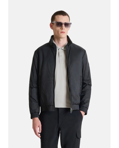 Antony Morato Chaqueta Regular fit en nylon shioze acolchado con logo en parche de goma