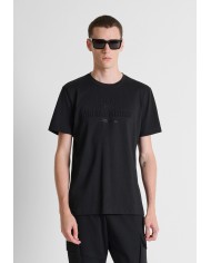 Antony Morato Camiseta Regular fit en punto jersey de algodón con estampado en el delantero