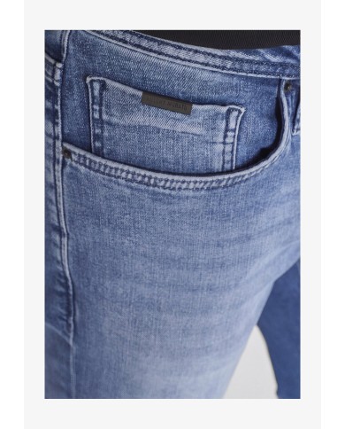 Antony Morato Pantalón Vaquero Argon Slim Ankle Lenght Fit in Authentic Chrome Deep Sky