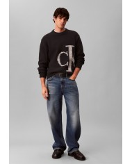 Calvin Klein Jersey con monograma de lana pura
