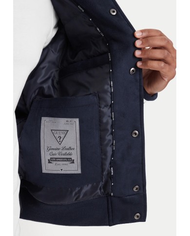Guess Chaqueta Varsity Suede Jacket