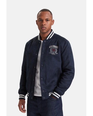 Guess Chaqueta Varsity Suede Jacket