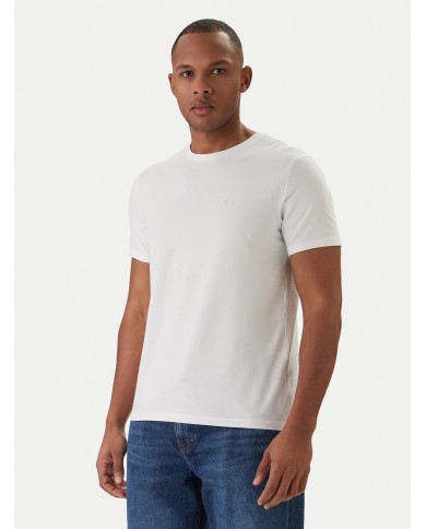 Calvin Klein Camiseta SS Slm Stretch Cotton Monogram Tee