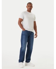 Calvin Klein Camiseta SS Slm Stretch Cotton Monogram Tee