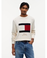 Tommy Hilfiger Jersey con cuello redondo y logo en intarsia