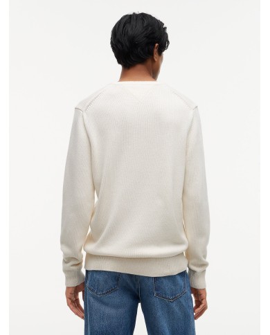 Tommy Hilfiger Jersey con cuello redondo y logo en intarsia