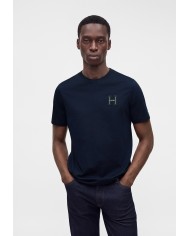 Tommy Hilfiger Camiseta de cuello redondo con logo universitario