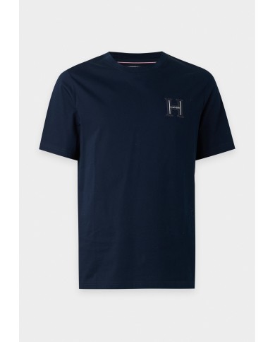 Tommy Hilfiger Camiseta de cuello redondo con logo universitario