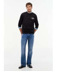 Tommy Hilfiger Sudadera 1985 de cuello redondo en felpa con logo