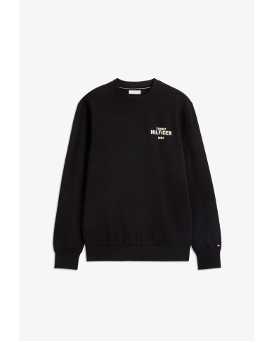 Tommy Hilfiger Sudadera 1985 de cuello redondo en felpa con logo