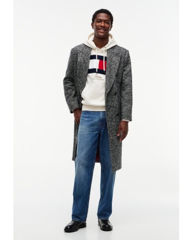 Tommy Hilfiger Sudadera de felpa con capucha y logo bordado