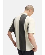 Fred Perry Polo Cut And Sew Panelled Polo Shirt