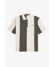 Fred Perry Polo Cut And Sew Panelled Polo Shirt