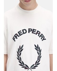 Fred Perry Camiseta FP Tartan Applique T-Shirt