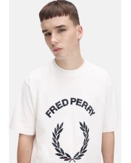 Fred Perry Camiseta FP Tartan Applique T-Shirt