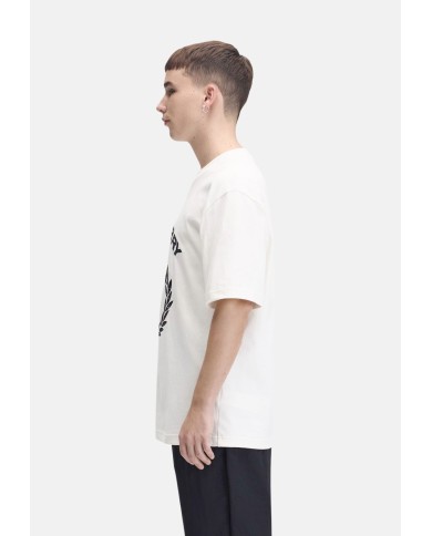 Fred Perry Camiseta FP Tartan Applique T-Shirt
