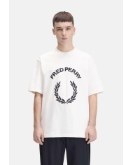 Fred Perry Camiseta FP Tartan Applique T-Shirt