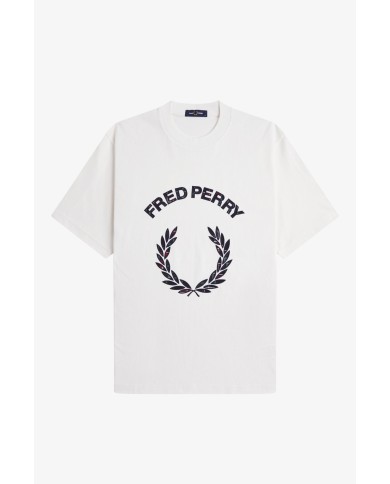 Fred Perry Camiseta FP Tartan Applique T-Shirt